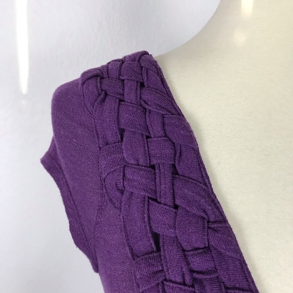 Anthropologie C. Keer Stretch Knit Ruched Top - Picture 3 of 8